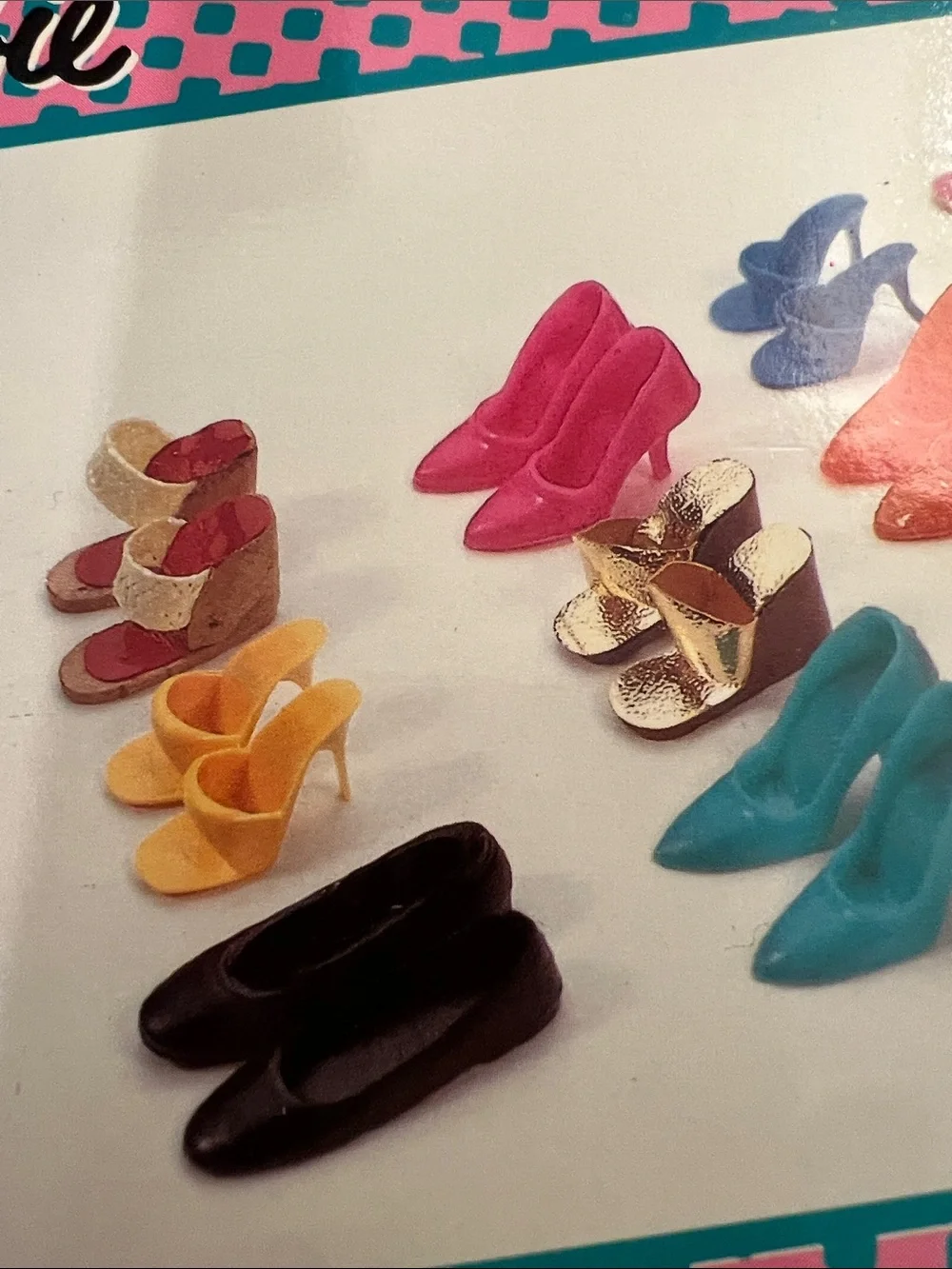 👠1989 American Postcard Co Nostalgic Barbie #1303